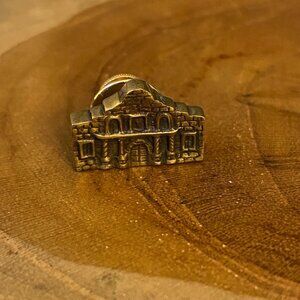 RETIRED Jeep Collins Alamo Tie Tack Pin, Brass